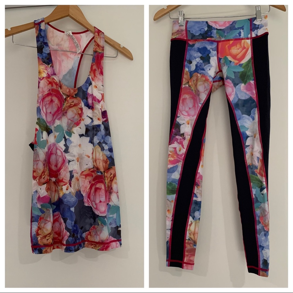 NEW Anthropologie set VMMA Leggings & Tank Top Z121-21